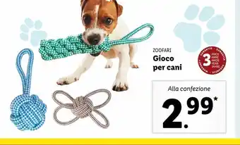 Lidl Gioco per cani zoofari offerta
