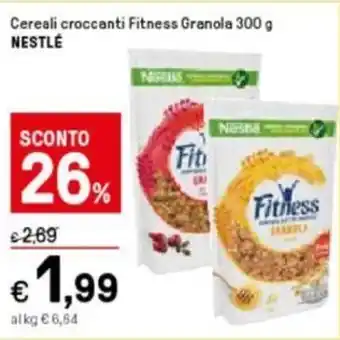 Iper La Grande Nestlé Cereali croccanti Fitness Granola 300 g offerta