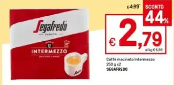 Iper La Grande Segafredo Caffè macinato Intermezzo 250 g x2 offerta