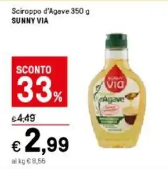 Sunny Via Sciroppo d'Agave 350 g