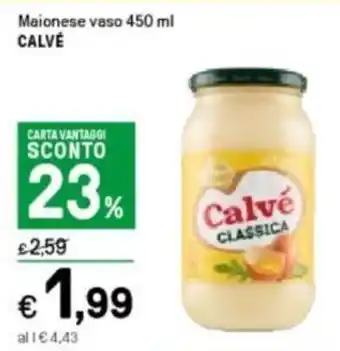 Iper La Grande Calvé Maionese vaso 450 ml offerta