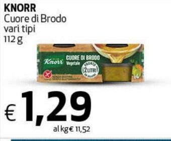 Knorr Cuore di Brodo vari tipi 112 g