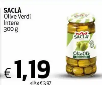 Coop Radenza Sacla Olive Verdi Intere 300 g offerta