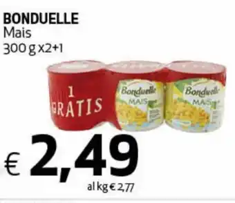 Coop Radenza Bonduelle Mais 300 g x 2+1 offerta
