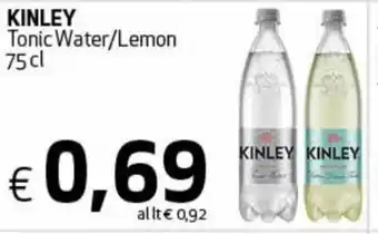 Kinley Tonic Water/Lemon 75 cl