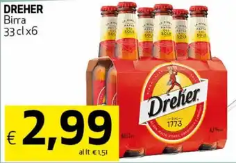 Coop Radenza Dreher Birra 33 cl x 6 offerta