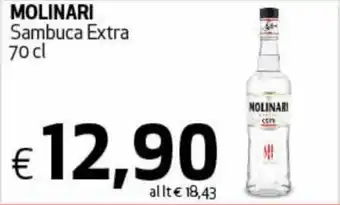 Molinari Sambuca Extra 70 cl