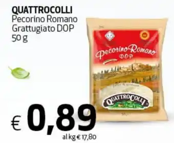 Quattrocolli Pecorino Romano Grattugiato DOP 50 g
