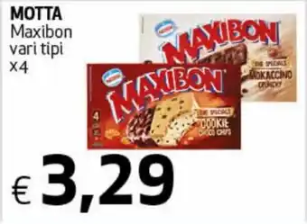 Coop Radenza Motta Maxibon vari tipi x 4 offerta