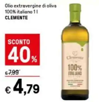 Clemente Olio extravergine di oliva 100% italiano 1 L