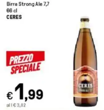 Iper La Grande Ceres Birra Strong Ale 7,7 66 cl offerta