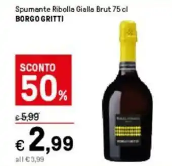 Borgo Gritti Spumante Ribolla Gialla Brut 75 cl