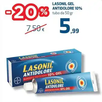 Coop Lasonil Gel Antidolore 10% tubo da 50 gr offerta