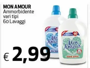 Mon Amour Ammorbidente vari tipi 60 Lavaggi