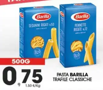 Eurospar Barilla Pasta Trafile Classiche 500 g offerta