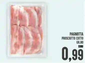Iper Pellicano Pagnotta Prosciutto Cotto gr. 80 offerta
