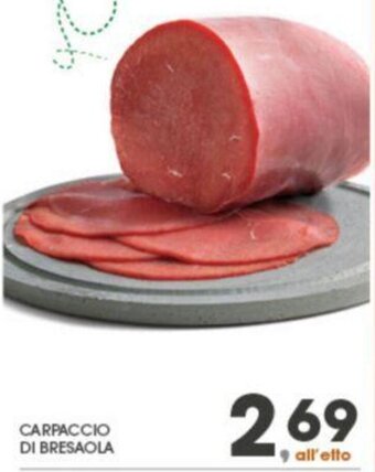 Eurospar Carpaccio Di Bresaola offerta