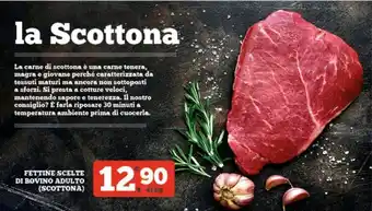 la Scottona Fettine Scelte Di Bovino Adulto