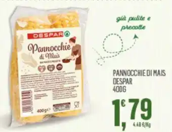 Eurospar Despar Pannocchie Di Mais 400 g offerta