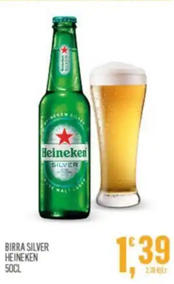 Eurospar Heineken Birra Silver 50 cl offerta