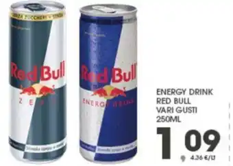 Eurospar Red Bull Energy Drink vari tipi 250 ml offerta