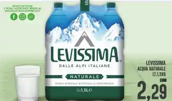 Levissima Acqua Naturale lt. 1,5x6