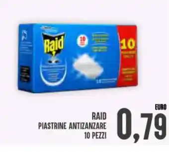Raid Piastrine Antizanzare 10 pezzi
