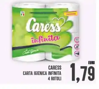 Iper Pellicano Caress Carta Igienica Infinita 4 Rotoli offerta
