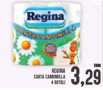 Iper Pellicano Regina Carta Camomilla 4 Rotoli offerta