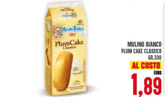 Mulino Bianco Plum Cake Classico gr. 330