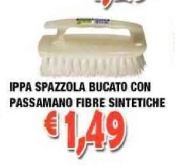 Ippa Spazzola Bucato Con Passamano Fibre Sintetiche