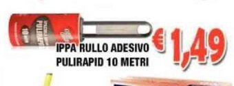 Ippa Rullo Adesivo Pulirapid 10 Metri