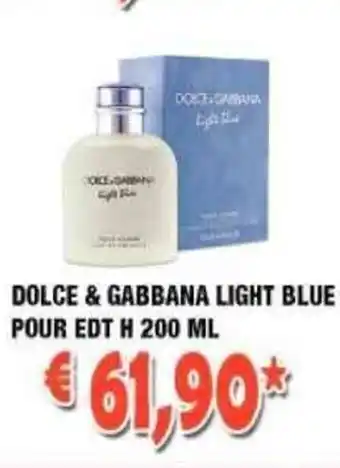 Cossuto Dolce & Gabbana Light Blue Pour EDT N 200 ml offerta