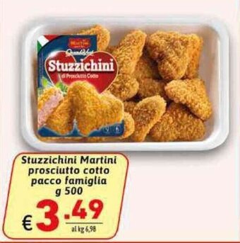 Ipercarni Stuzzichini Martini prosciutto cotto pacco famiglia g 500 offerta
