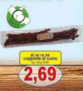 Pewex al.ve.re.se coppiette di suino offerta