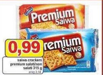 Pewex Saiwa Crackers Premium Salati/non Salati 315 g offerta