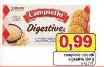 Pewex Campiello Biscotti Digestive 380 g offerta