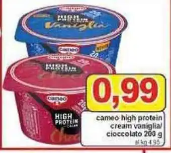 Pewex Cameo High Protein cream vaniglia/cioccolato 200g offerta