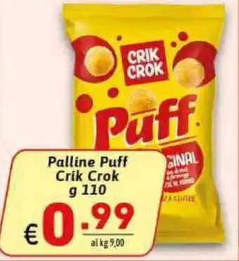 Crik Crok Palline Puff 110 g