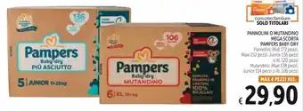 Pampers Baby-Dry Pannolini o mutandino mega scorta max 4 pezzi ass.