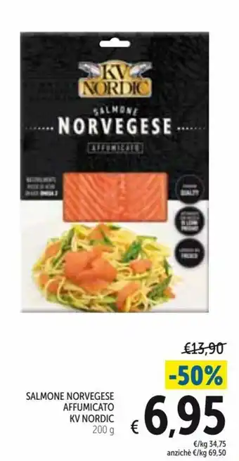 Spazio Conad Kv Nordic Salmone Norvegese affumicato 200 g offerta