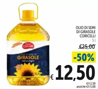 Spazio Conad Coricelli Olio di Semi di girasole 5 l offerta