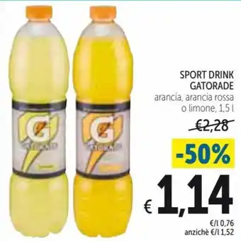 Spazio Conad Gatorade Sport Drink 1,5 l offerta