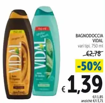 Spazio Conad Vidal Bagnodoccia 750 ml offerta
