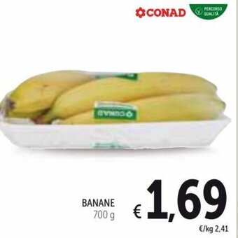 Spazio Conad Banane 700 g offerta