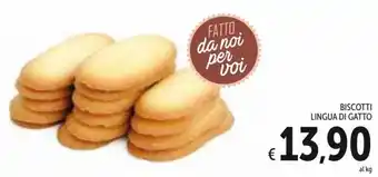 Spazio Conad Biscotti Lingua di Gatto offerta