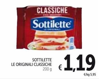Spazio Conad Sottilette Le Originali Classiche 200 g offerta
