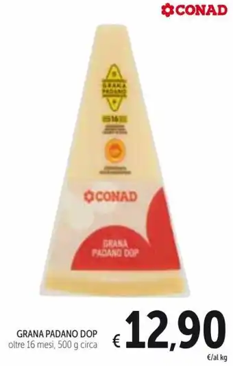 Spazio Conad Conad Grana Padano Dop 500 g offerta
