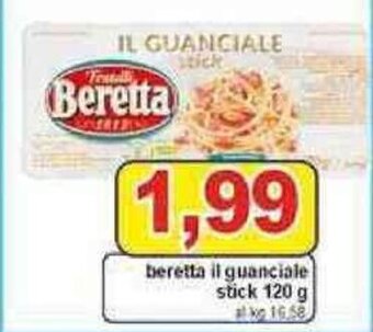 Pewex Beretta il Guanciale Stick 120 g offerta