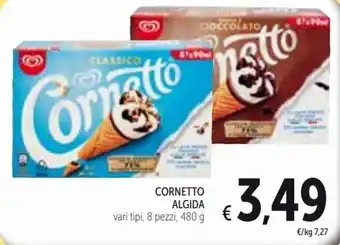 Spazio Conad Algida Cornetto 480 g offerta